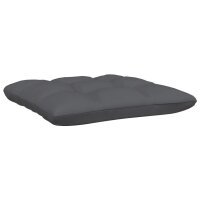 vidaXL 3-tlg. Garten-Lounge-Set mit Kissen Schwarz Kiefer Massivholz