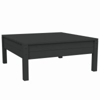 vidaXL 3-tlg. Garten-Lounge-Set mit Kissen Schwarz Kiefer Massivholz