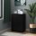 vidaXL Sideboard Schwarz 60x36x84 cm Massivholz Kiefer