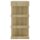 vidaXL Bartisch mit Regal Sonoma-Eiche 100x50x101,5 cm Holzwerkstoff