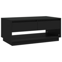 vidaXL Couchtisch Schwarz 102,5x55x44 cm Holzwerkstoff