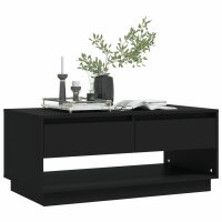 vidaXL Couchtisch Schwarz 102,5x55x44 cm Holzwerkstoff