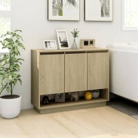 vidaXL Sideboard Sonoma-Eiche 97x31x75 cm Holzwerkstoff