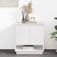 vidaXL Sideboard Hochglanz-Wei&szlig; 70x41x75 cm Holzwerkstoff