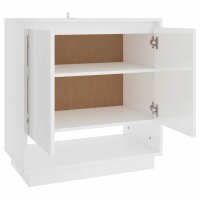 vidaXL Sideboard Hochglanz-Wei&szlig; 70x41x75 cm Holzwerkstoff