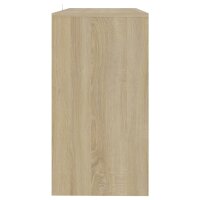 vidaXL Konsolentisch Sonoma-Eiche 89x41x76,5 cm Holzwerkstoff