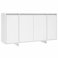 vidaXL Sideboard Weiß 135x41x75 cm Holzwerkstoff