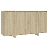 vidaXL Sideboard Sonoma-Eiche 135x41x75 cm Holzwerkstoff