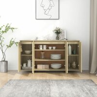 vidaXL Sideboard Sonoma-Eiche 135x41x75 cm Holzwerkstoff