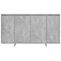 vidaXL Sideboard Betongrau 135x41x75 cm Holzwerkstoff