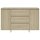 vidaXL Sideboard 3 Schubladen Sonoma-Eiche 120x41x75 cm Holzwerkstoff