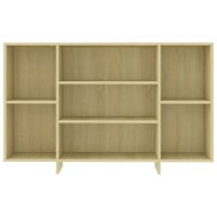 vidaXL Sideboard Sonoma-Eiche 120x30x75 cm Holzwerkstoff