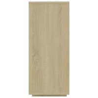 vidaXL Sideboard Sonoma-Eiche 120x30x75 cm Holzwerkstoff