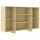 vidaXL Sideboard Sonoma-Eiche 120x30x75 cm Holzwerkstoff