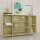 vidaXL Sideboard Sonoma-Eiche 120x30x75 cm Holzwerkstoff