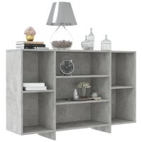 vidaXL Sideboard Betongrau 120x30x75 cm Holzwerkstoff