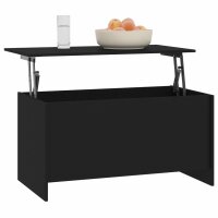 vidaXL Couchtisch Schwarz 102x55,5x52,5 cm Holzwerkstoff