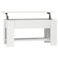 vidaXL Couchtisch Weiß 101x49x52 cm Holzwerkstoff