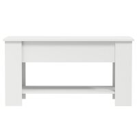 vidaXL Couchtisch Weiß 101x49x52 cm Holzwerkstoff
