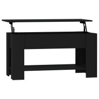 vidaXL Couchtisch Schwarz 101x49x52 cm Holzwerkstoff