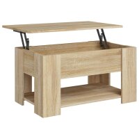 vidaXL Couchtisch Sonoma-Eiche 79x49x41 cm Holzwerkstoff