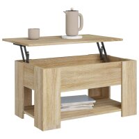 vidaXL Couchtisch Sonoma-Eiche 79x49x41 cm Holzwerkstoff