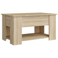 vidaXL Couchtisch Sonoma-Eiche 79x49x41 cm Holzwerkstoff