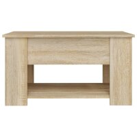 vidaXL Couchtisch Sonoma-Eiche 79x49x41 cm Holzwerkstoff