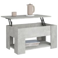 vidaXL Couchtisch Betongrau 79x49x41 cm Holzwerkstoff