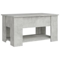 vidaXL Couchtisch Betongrau 79x49x41 cm Holzwerkstoff