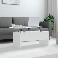 vidaXL Couchtisch Weiß 102x50,5x46,5 cm Holzwerkstoff