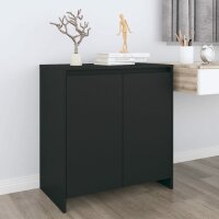 vidaXL Sideboard Schwarz 70x41x75 cm Holzwerkstoff