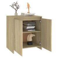 vidaXL Sideboard Sonoma-Eiche 70x41x75 cm Holzwerkstoff