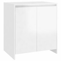 vidaXL Sideboard Hochglanz-Wei&szlig; 70x41x75 cm Holzwerkstoff