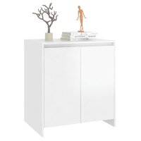 vidaXL Sideboard Hochglanz-Wei&szlig; 70x41x75 cm Holzwerkstoff