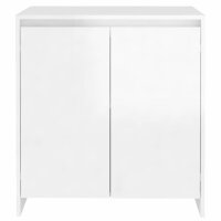 vidaXL Sideboard Hochglanz-Wei&szlig; 70x41x75 cm Holzwerkstoff