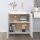 vidaXL Sideboard Hochglanz-Wei&szlig; 70x41x75 cm Holzwerkstoff