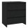 vidaXL Sideboard Schwarz 70x41x75 cm Holzwerkstoff