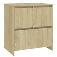 vidaXL Sideboard Sonoma-Eiche 70x41x75 cm Holzwerkstoff