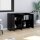 vidaXL Sideboard Schwarz 102x33x75 cm Holzwerkstoff