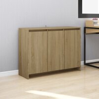 vidaXL Sideboard Sonoma-Eiche 102x33x75 cm Holzwerkstoff