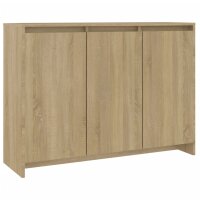 vidaXL Sideboard Sonoma-Eiche 102x33x75 cm Holzwerkstoff