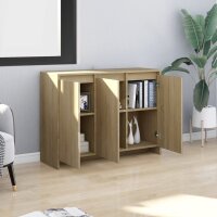 vidaXL Sideboard Sonoma-Eiche 102x33x75 cm Holzwerkstoff