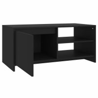 vidaXL Couchtisch Schwarz 102x50x45 cm Holzwerkstoff