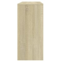 vidaXL Konsolentisch Sonoma-Eiche 100x35x76,5 cm Holzwerkstoff