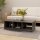 vidaXL Couchtisch Grau 110x50x34 cm Massivholz Kiefer