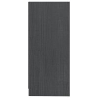 vidaXL Beistellschrank Grau 35,5x33,5x76 cm Massivholz Kiefer