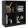 vidaXL Sideboard Schwarz 70x33x76 cm Massivholz Kiefer