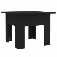 vidaXL Couchtisch Schwarz 55x55x42 cm Holzwerkstoff