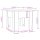 vidaXL Couchtisch Betongrau 55x55x42 cm Holzwerkstoff